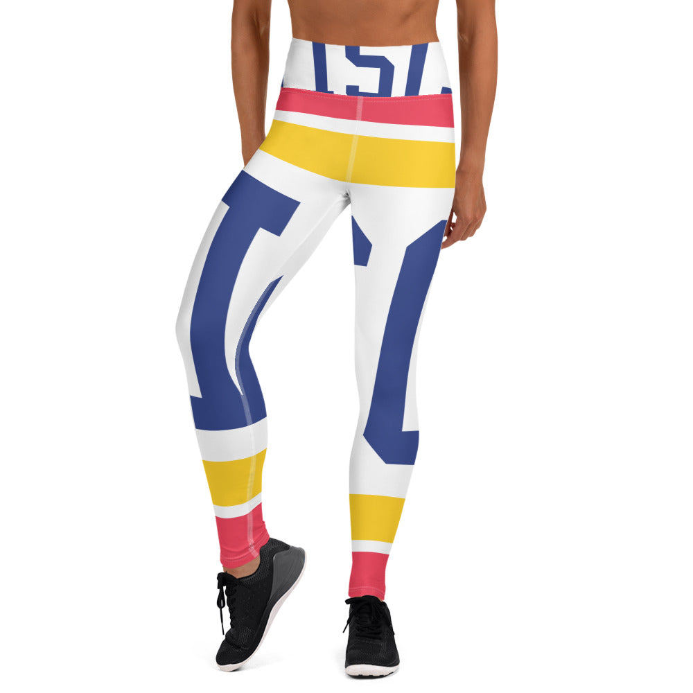 Retro Wisconsin Yoga Leggings