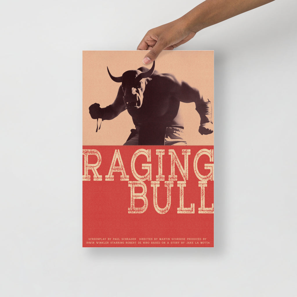 The Raging Bull Poster - 12x18