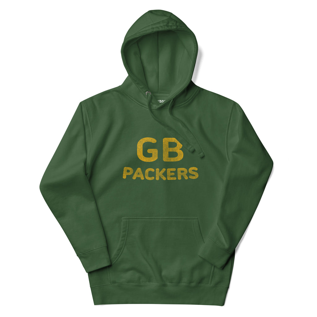 GB Packers Retro Distressed - Hoodie