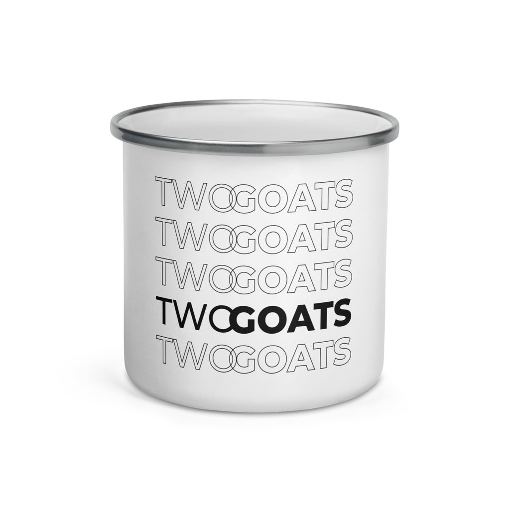 Two Goats Enamel Mug