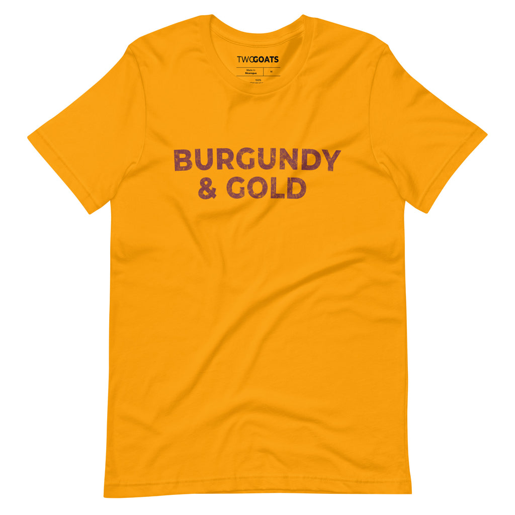 Washington Commanders - Burgundy & Gold T-Shirt