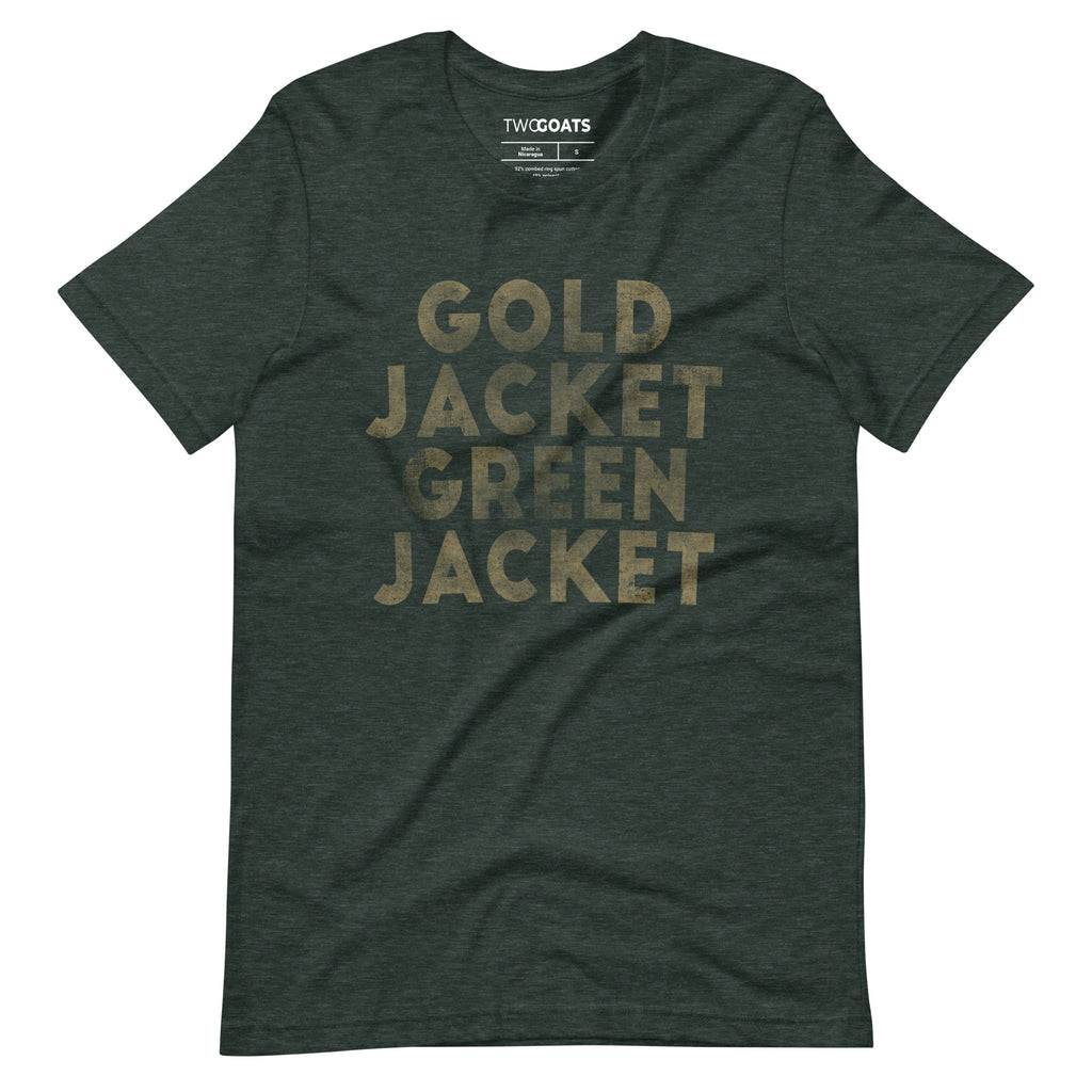 Gold Jacket Green Jacket - T-Shirt