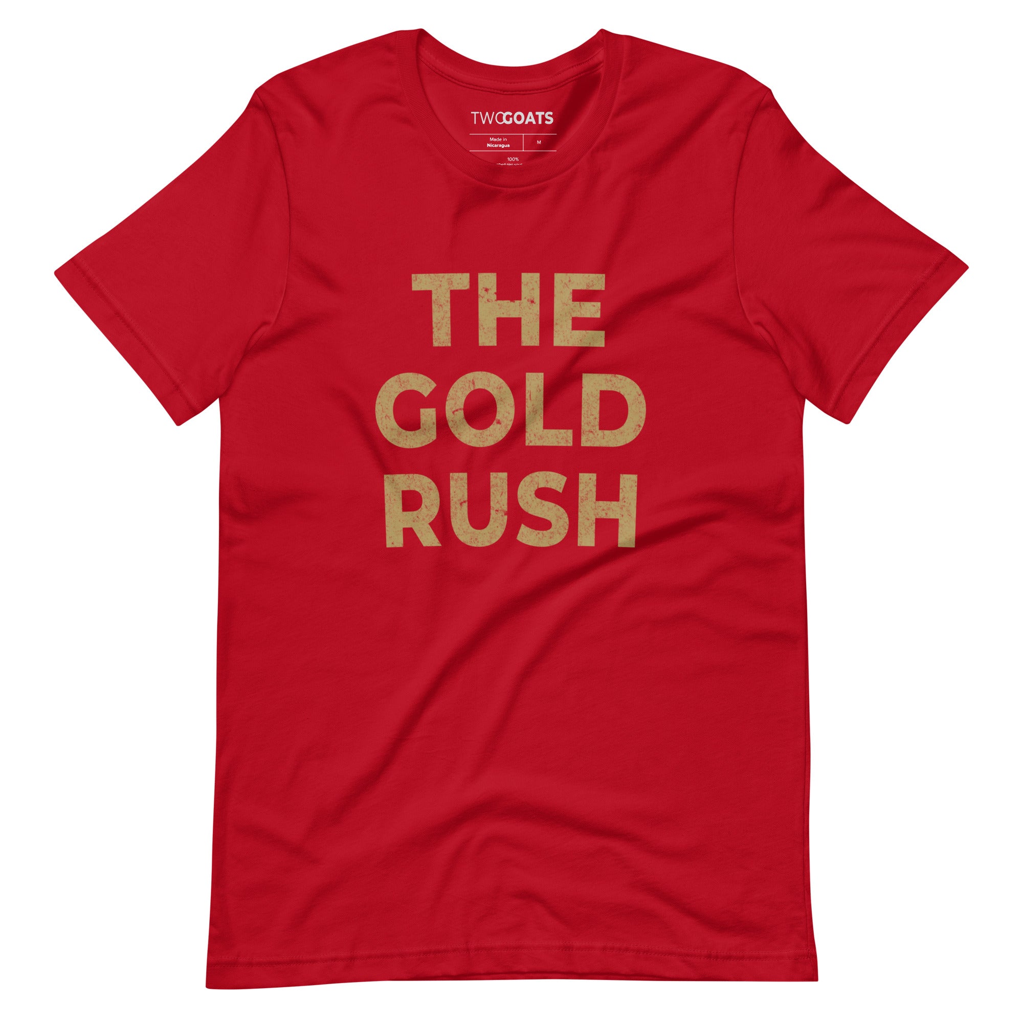 49ers gold t shirt