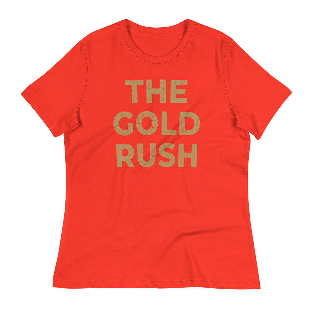 Women's San Franscisco 49ers - The Gold Rush T-Shirt