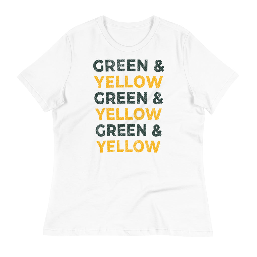 Women's Green Bay Packers - Green & Yellow T-Shirt – Two Goats